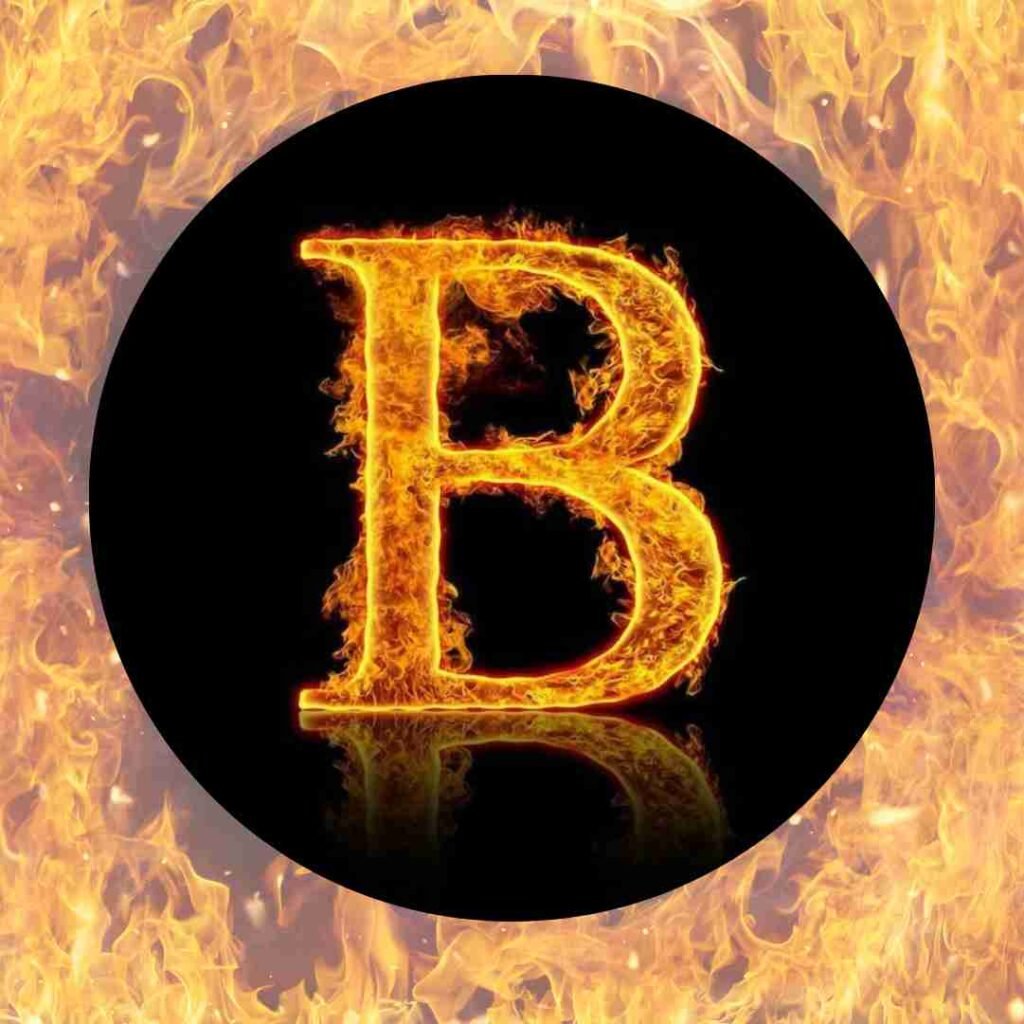 B name photo for Instagram