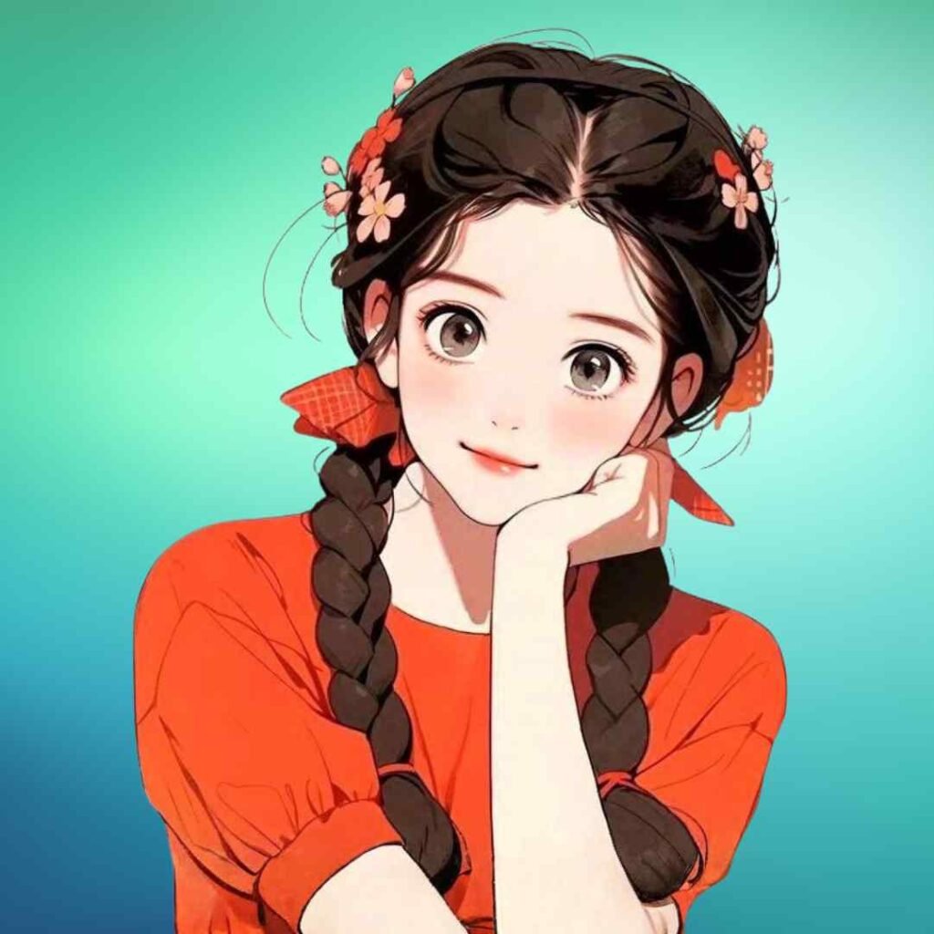 Attitude Cartoon Girl DP