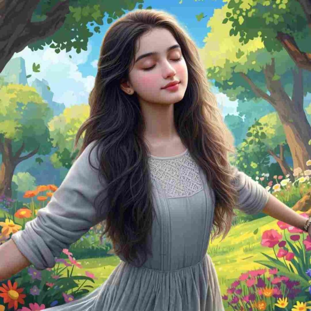 Attitude Cartoon Girl DP Pics