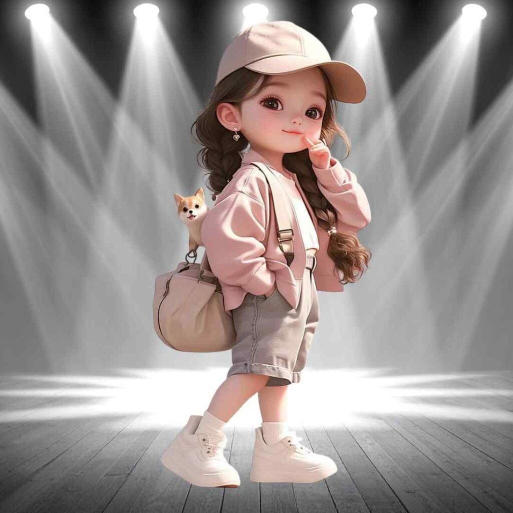 Attitude Cartoon Girl DP Photos