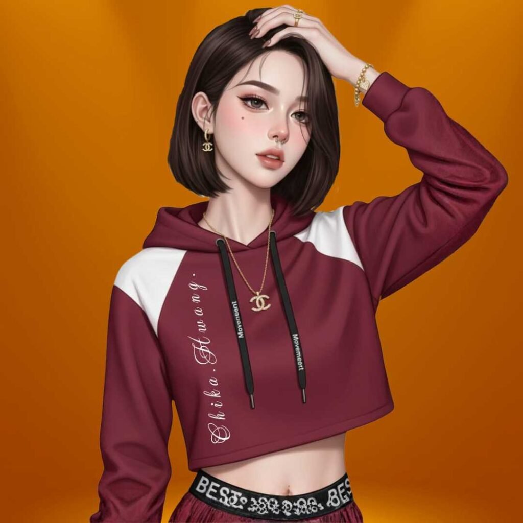 Attitude Cartoon Girl DP Photos