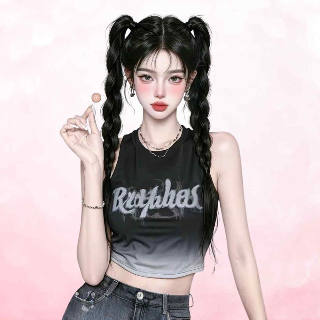 Attitude Cartoon Girl DP Photos