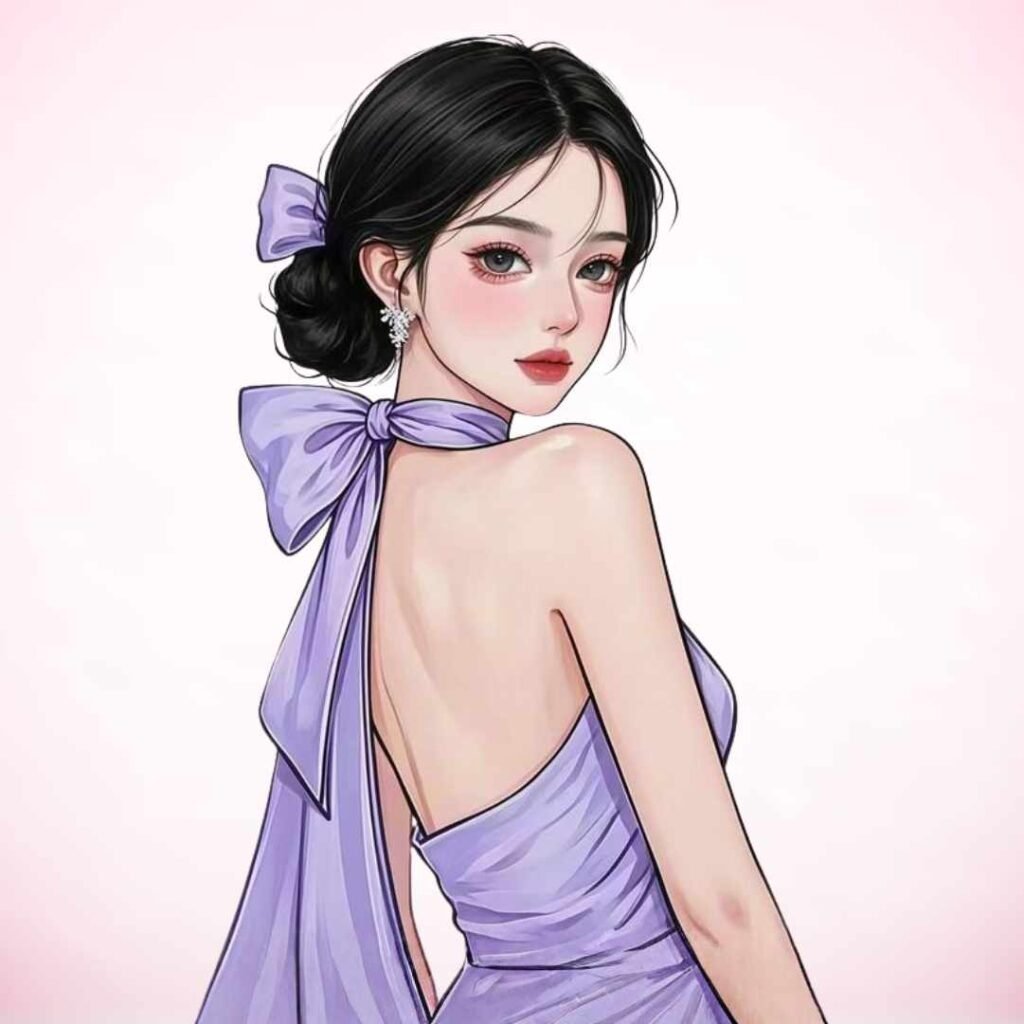 Attitude Cartoon Girl DP Photos