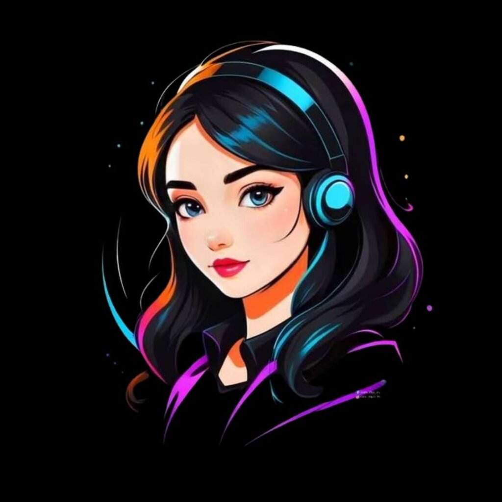 Attitude Cartoon Girl DP for WhatsApp