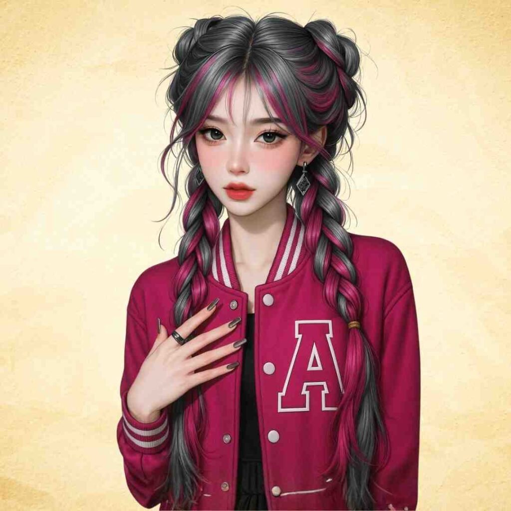 Attitude Cartoon Girl DP for WhatsApp