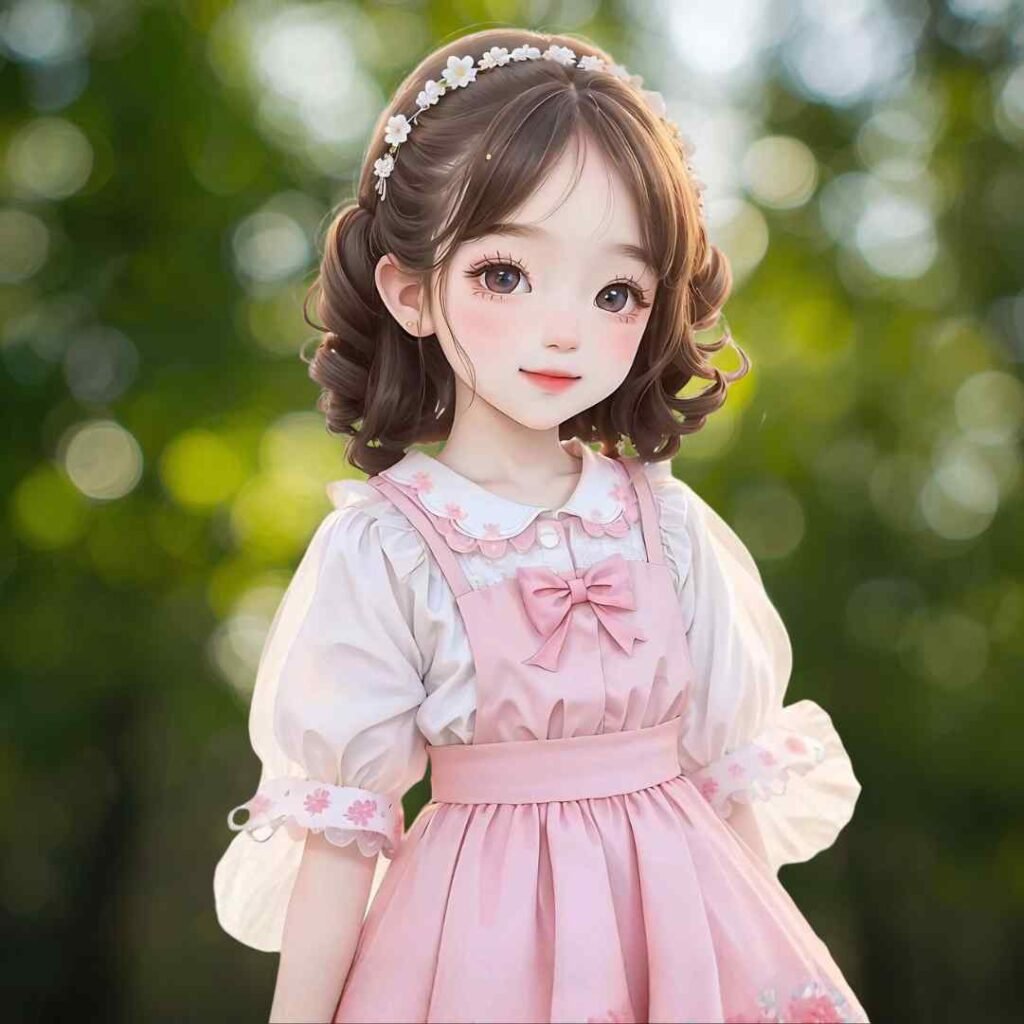 Attitude Cartoon Girl DP for WhatsApp