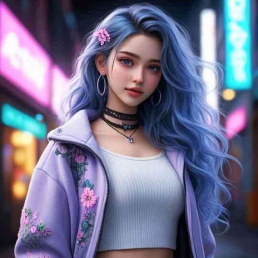 Attitude Cartoon Girl DP for WhatsApp