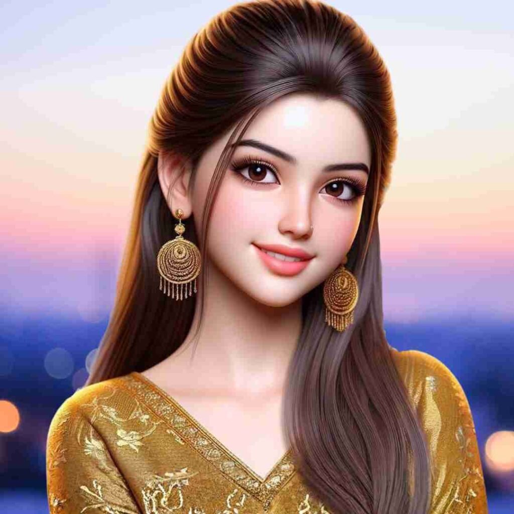Attitude Cartoon Girl DP