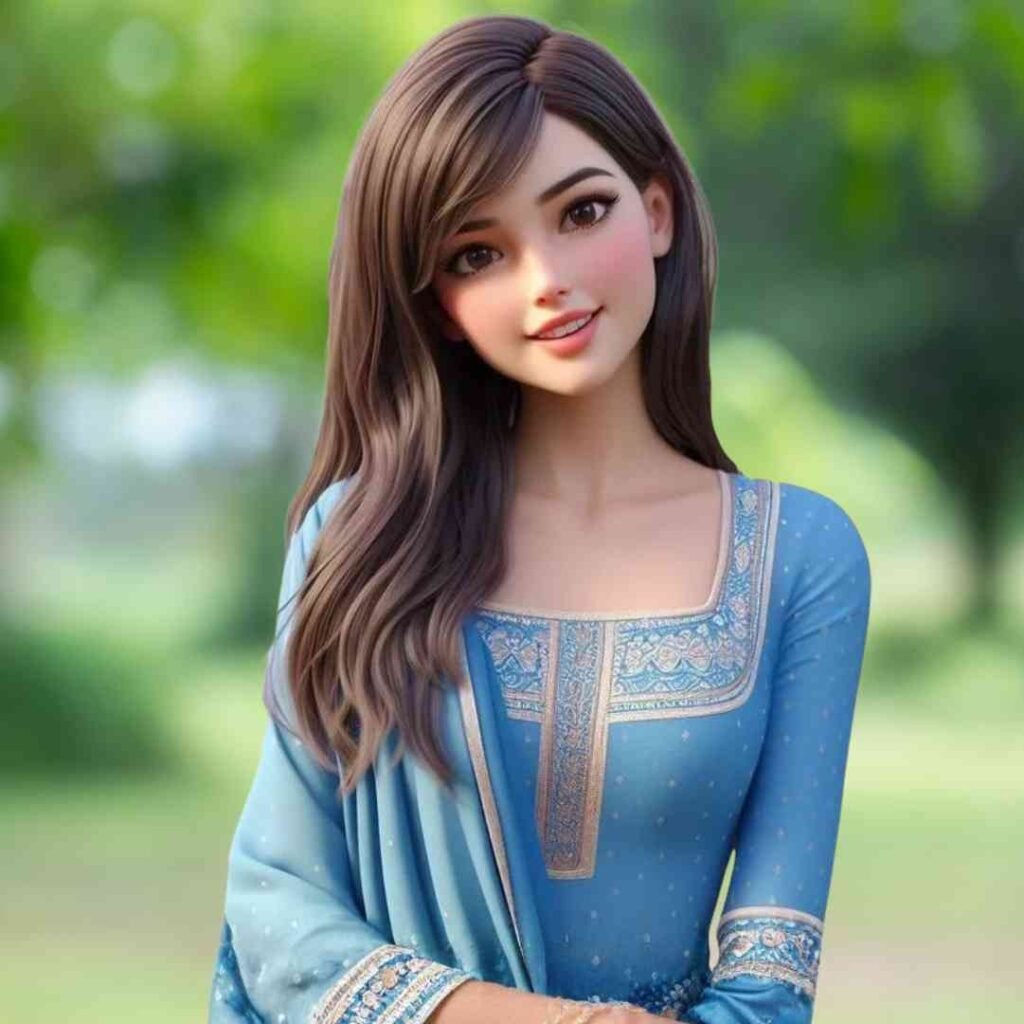 Attitude Cartoon Girl DP