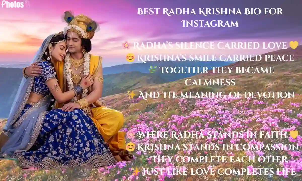 Best Radha Krishna Bio for Instagram