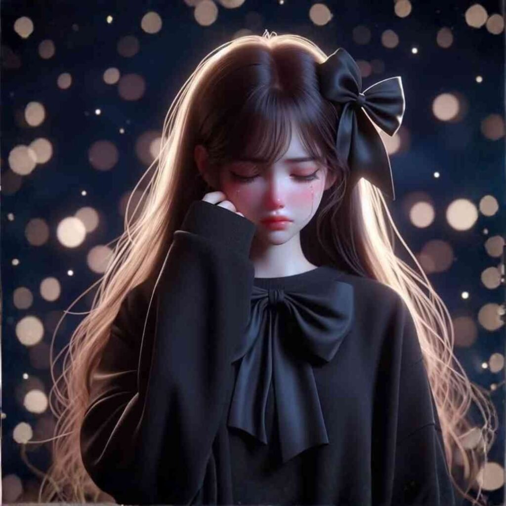 Emotional Sad Girl DP for WhatsApp