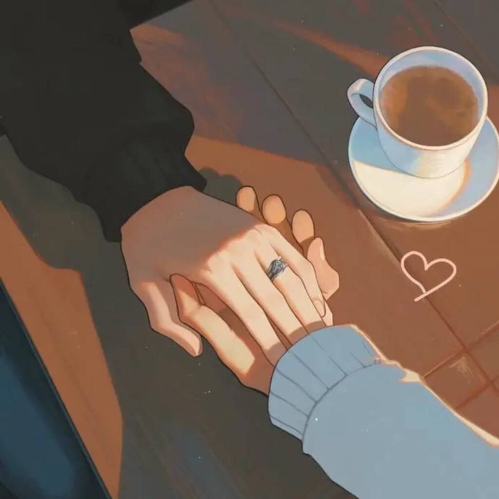 Couple DP for WhatsApp half half