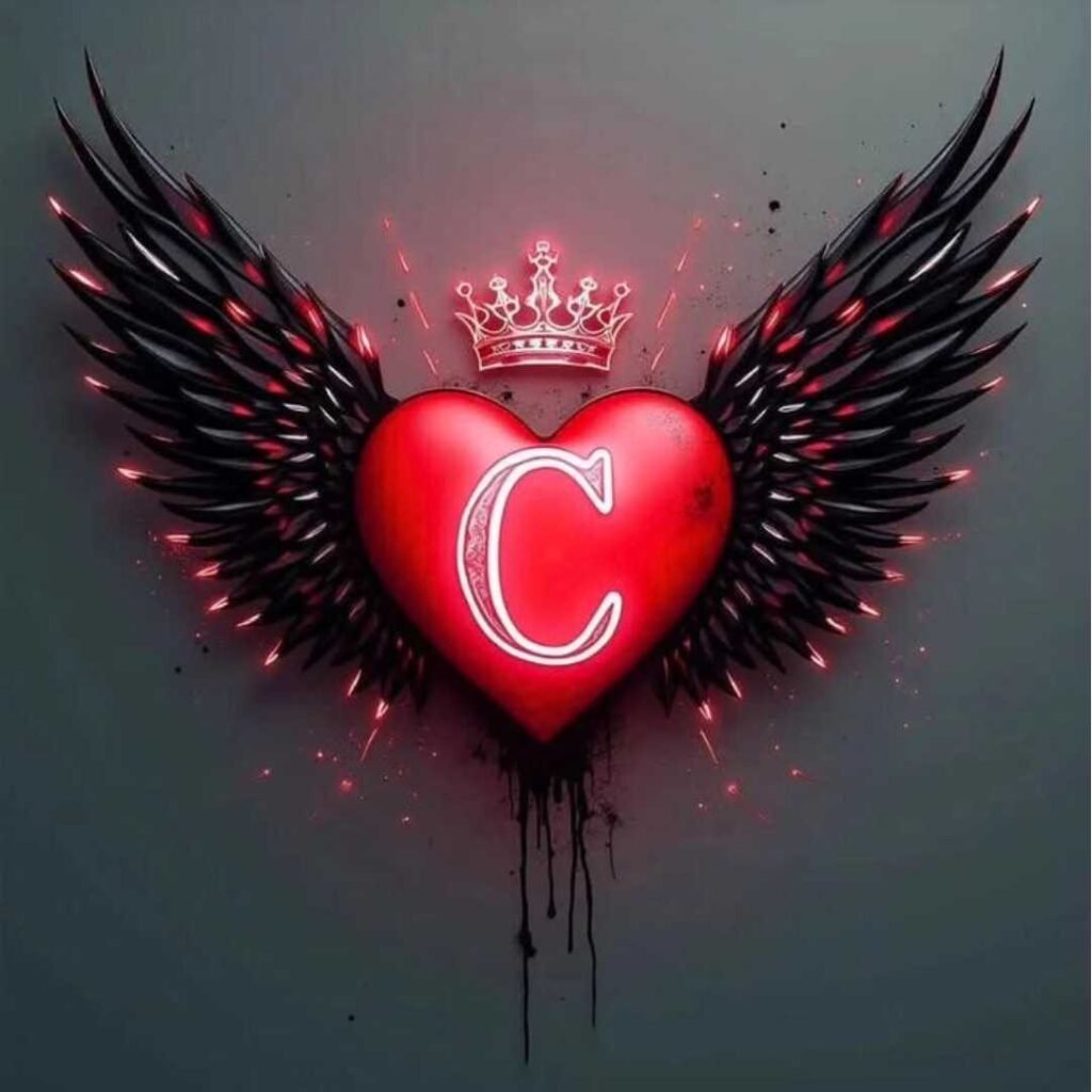 Heart Love WhatsApp C Name DP