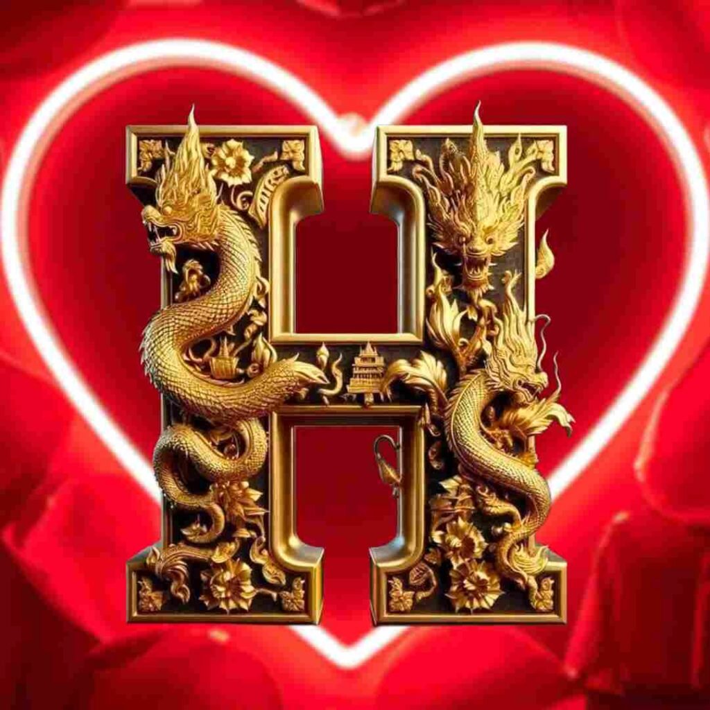 Stylish Love H Name DP