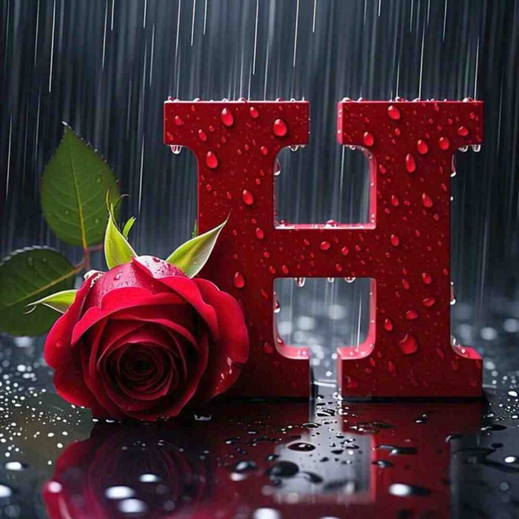 Stylish Love H Name DP