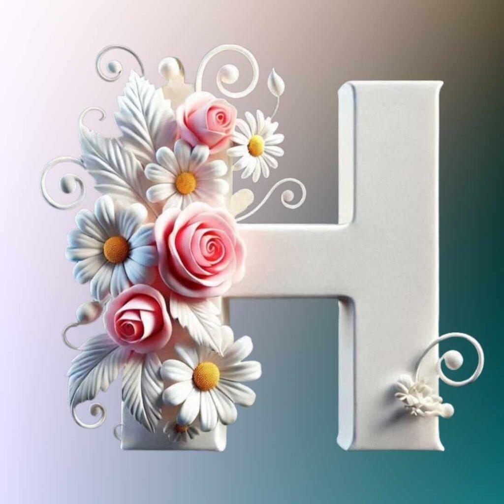 Stylish Love H Name DP