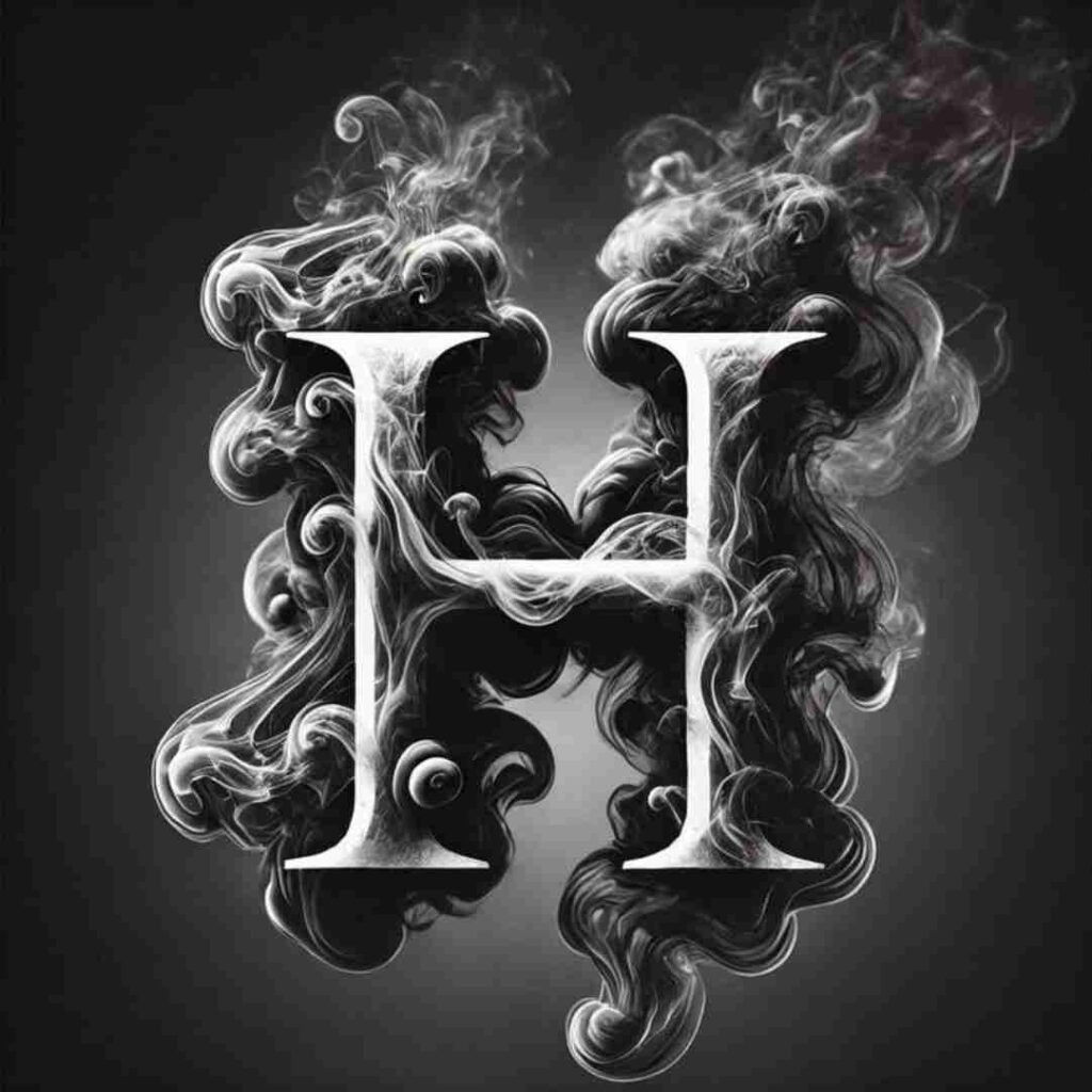 Stylish Love H Name DP