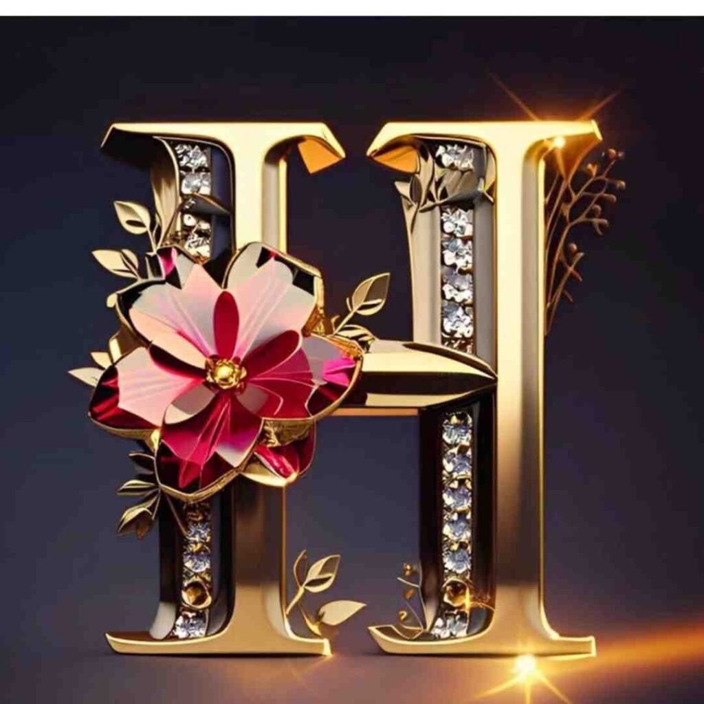 Stylish Love H Name DP