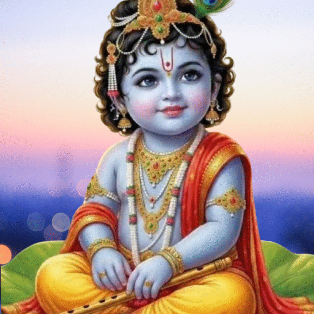 Cute, Stylish & Devotional Krishna DP Collection
