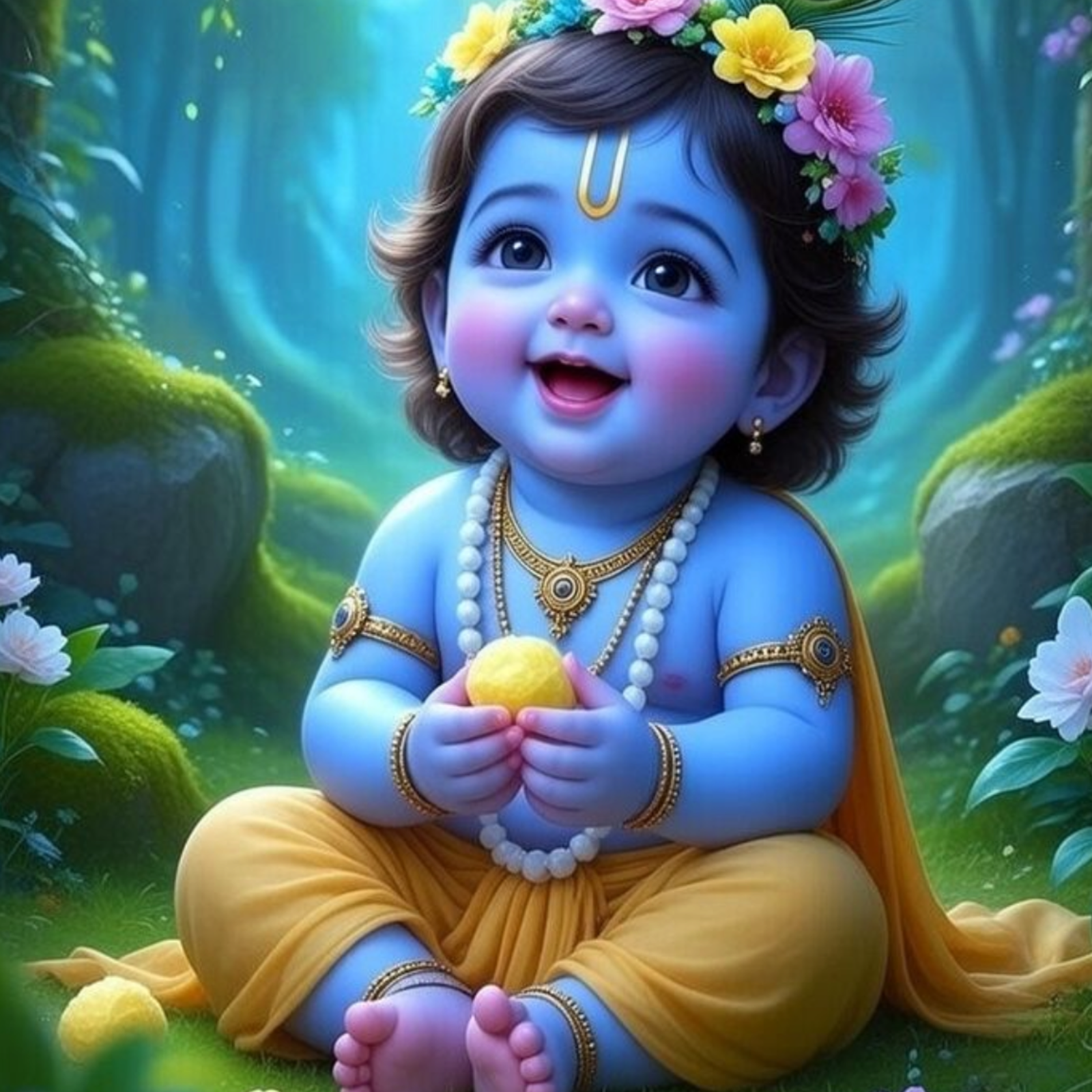 Cute, Stylish & Devotional Krishna DP Collection