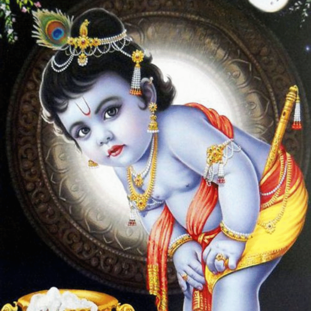 Cute, Stylish & Devotional Krishna DP Collection
