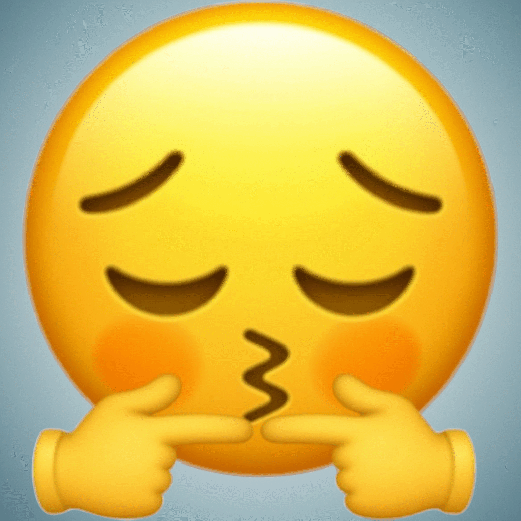 Sad Smile Emoji DP
