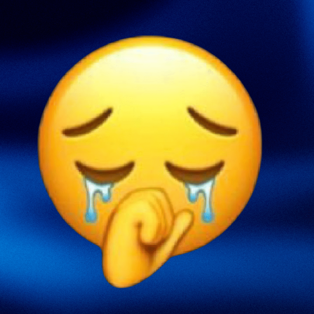 Sad Smile Emoji DP