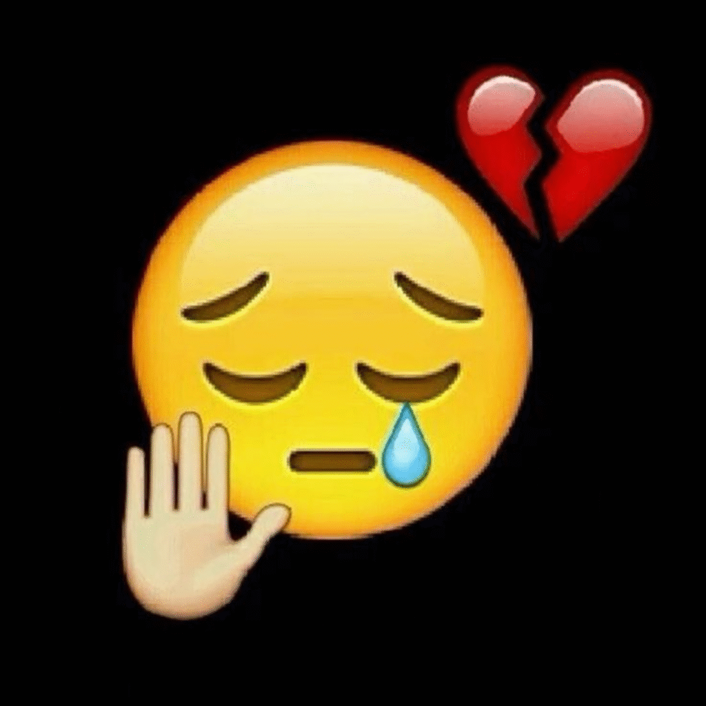 Sad Smile Emoji DP