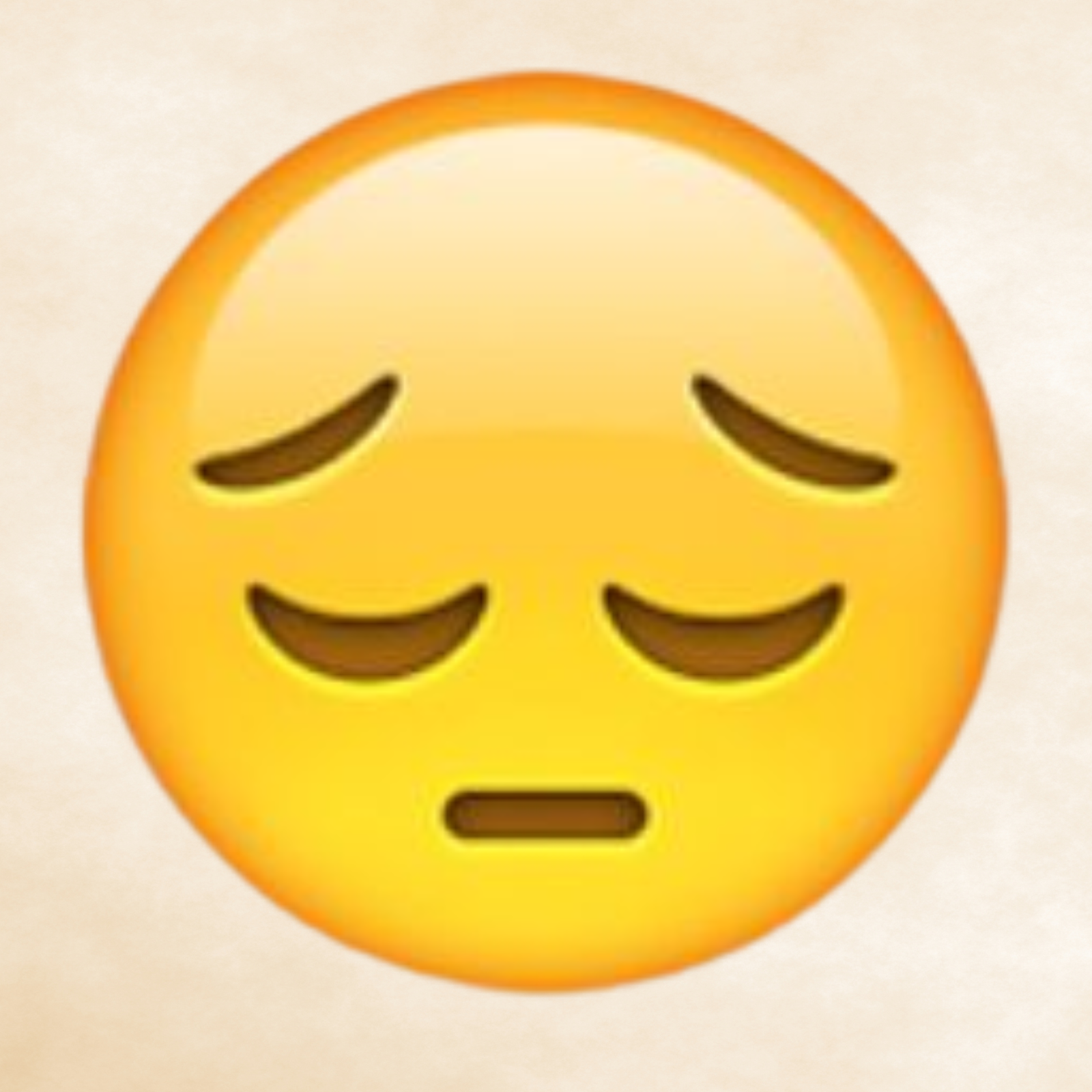 Sad Smile Emoji DP