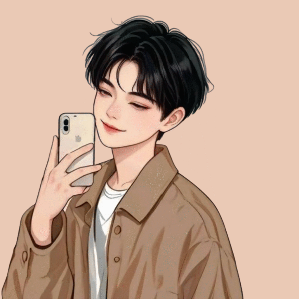 Aesthetic DP Cartoon Boy