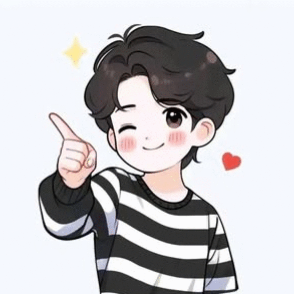 Aesthetic DP Cartoon Boy