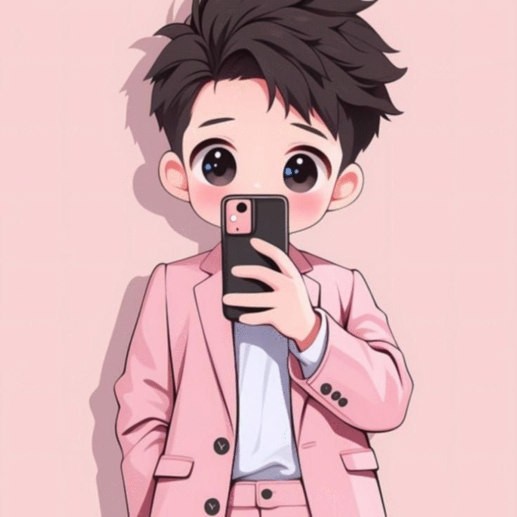 Aesthetic DP Cartoon Boy