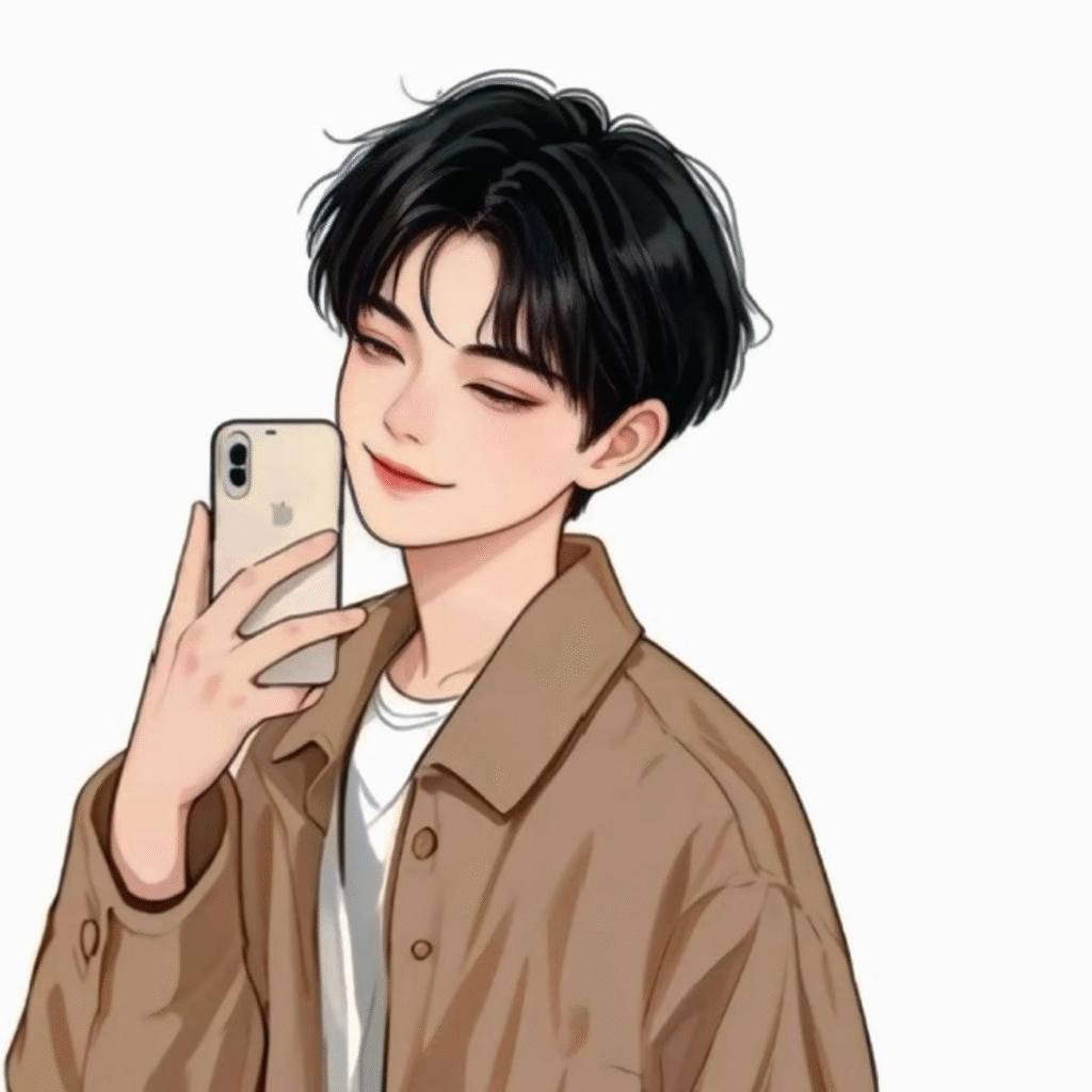 Stylish Anime Boy DP for Instagram