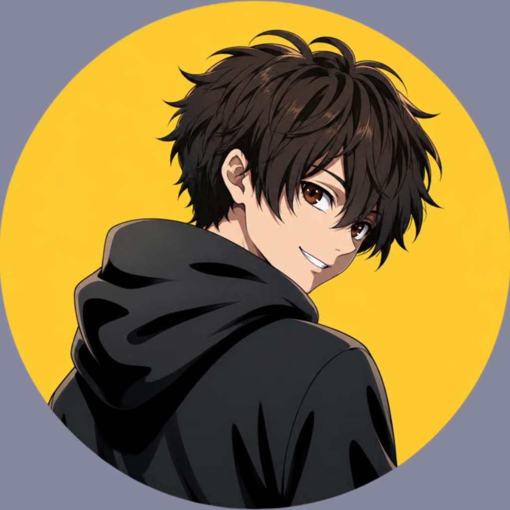 Stylish Anime Boy DP for Instagram