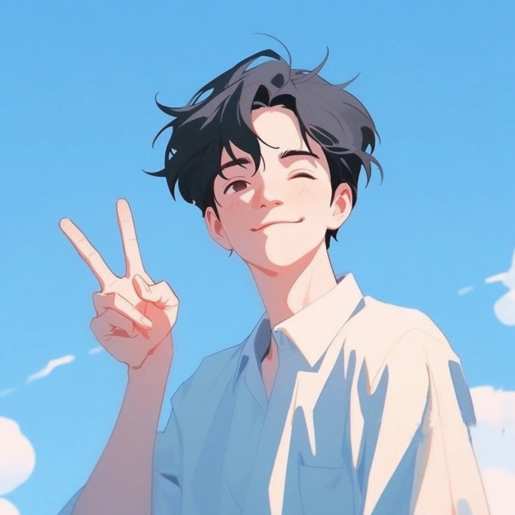 Cute Anime Boy DP for Instagram