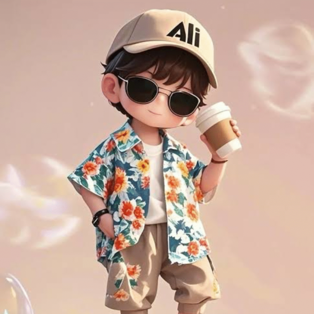 Stylish Cartoon Boy DP