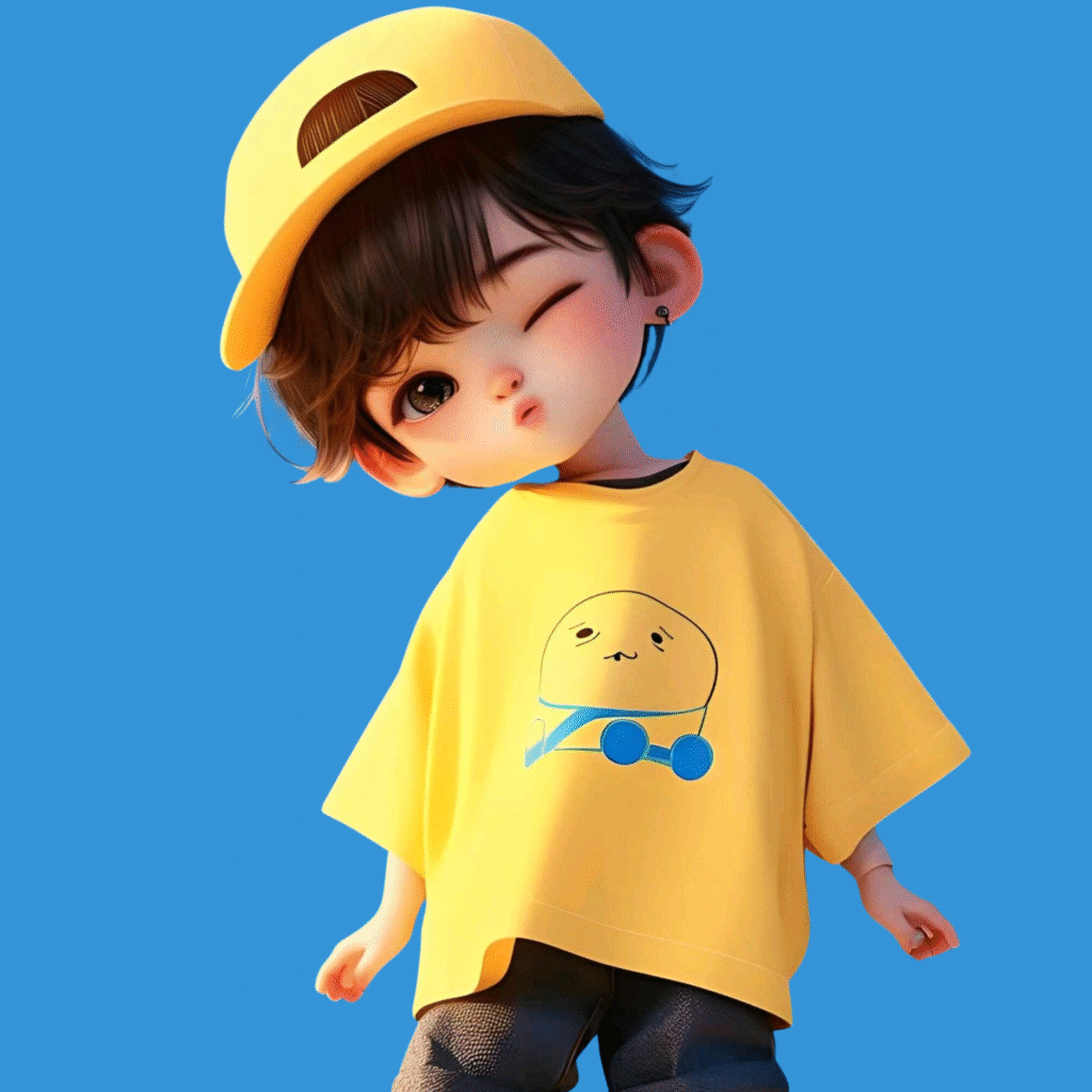Stylish Cartoon Boy DP