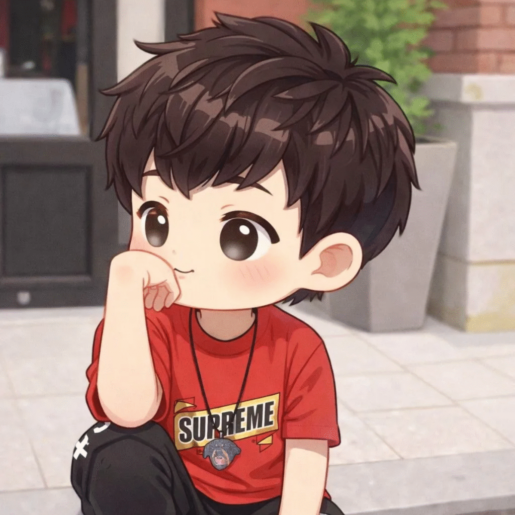 Stylish Cartoon Boy DP