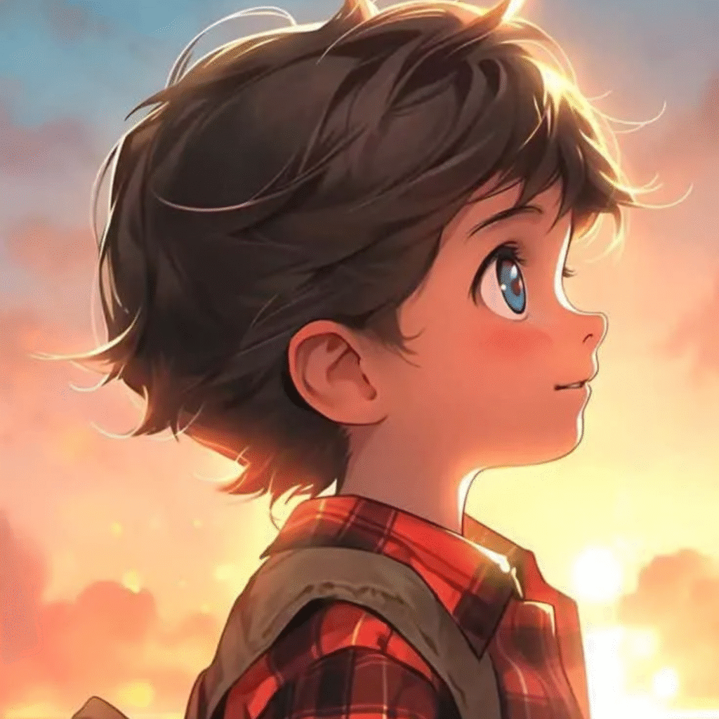 Stylish Cartoon Boy DP