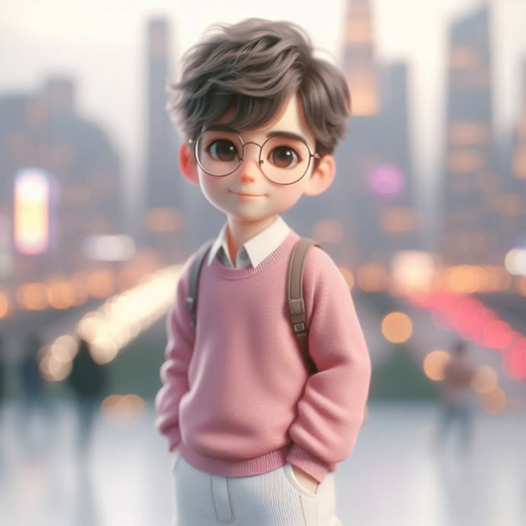 Cute Cartoon Boy DP