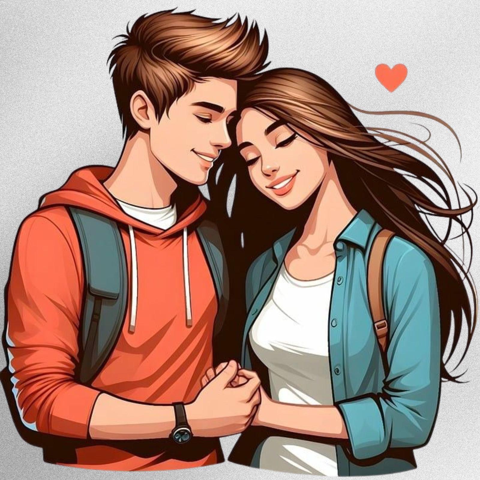 Couple DP for Instagram Aesthetic Cartoon