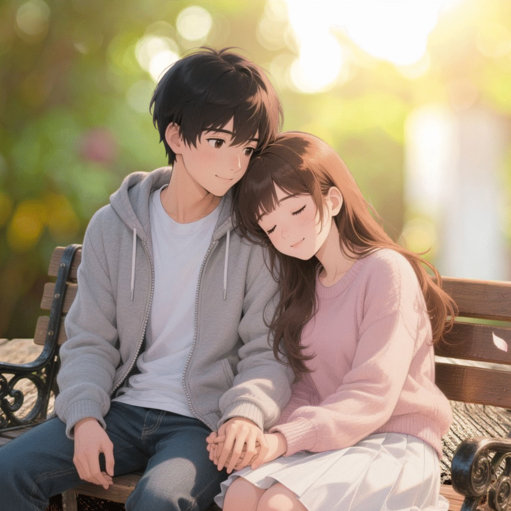 Couple DP for Instagram Aesthetic Cartoon