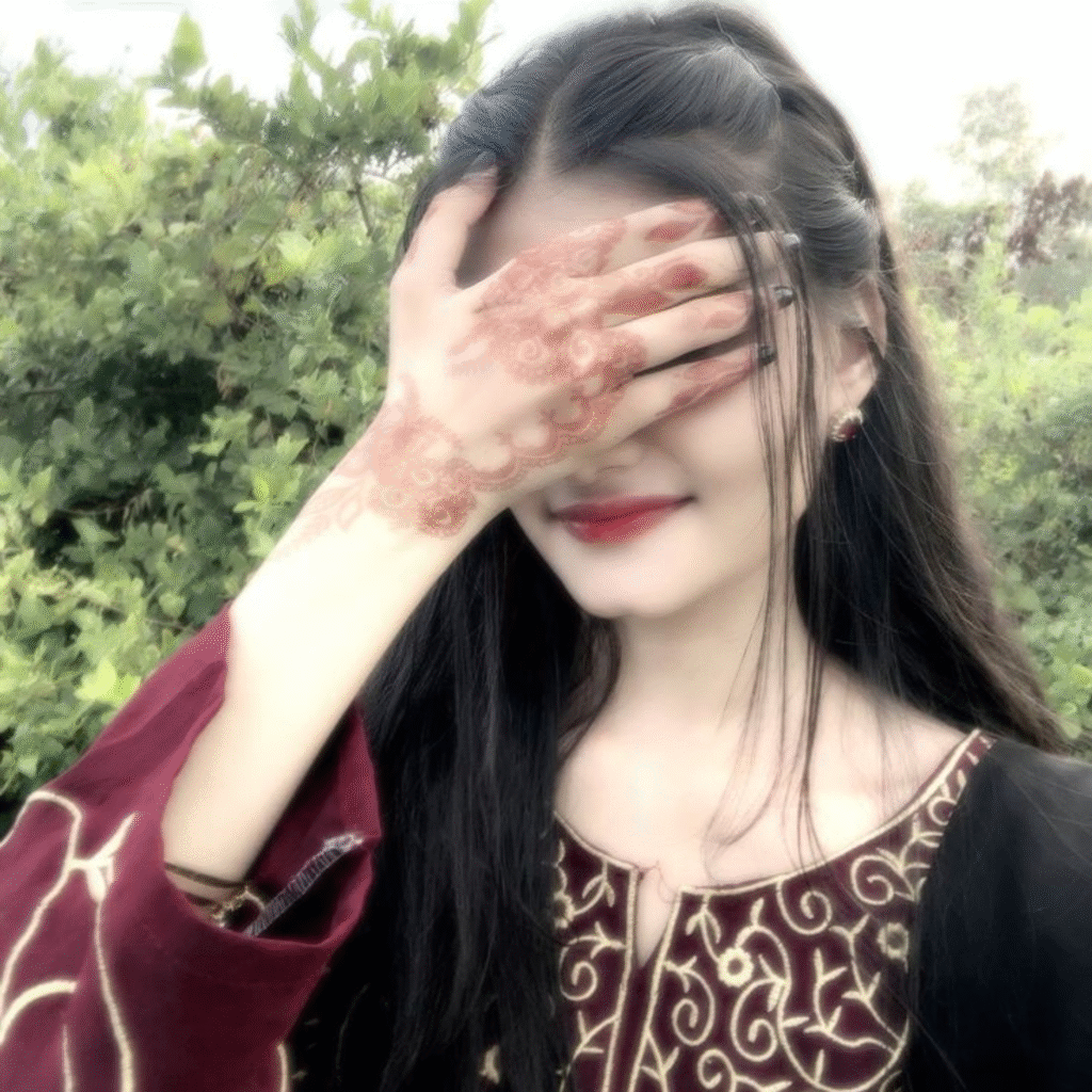 Hide Girl Photo DP Instagram face