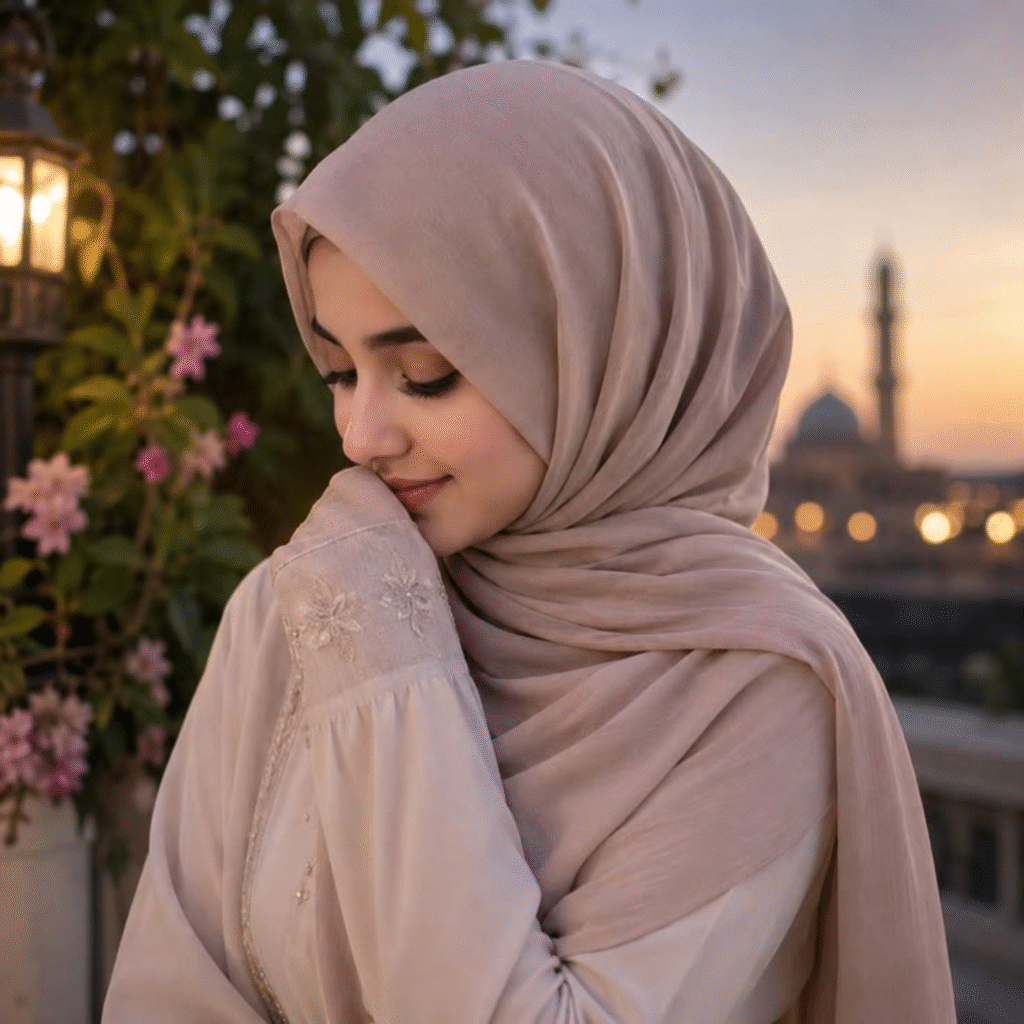 Girl Single Whatsapp DP Hijab