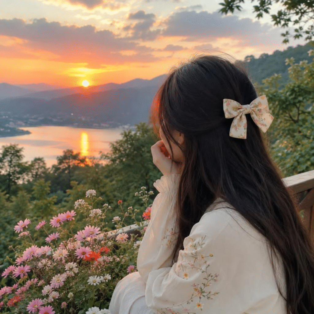 Stylish Hidden DP Instagram Girl