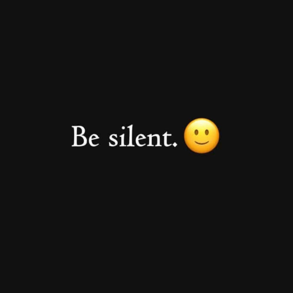 Quotes Silent Black Dp For Whatsapp