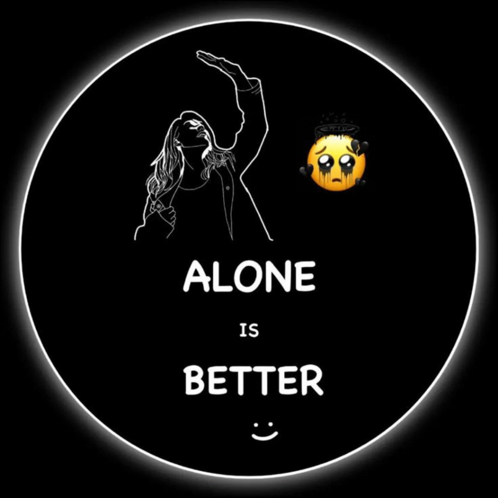 Silent Black DP for WhatsApp