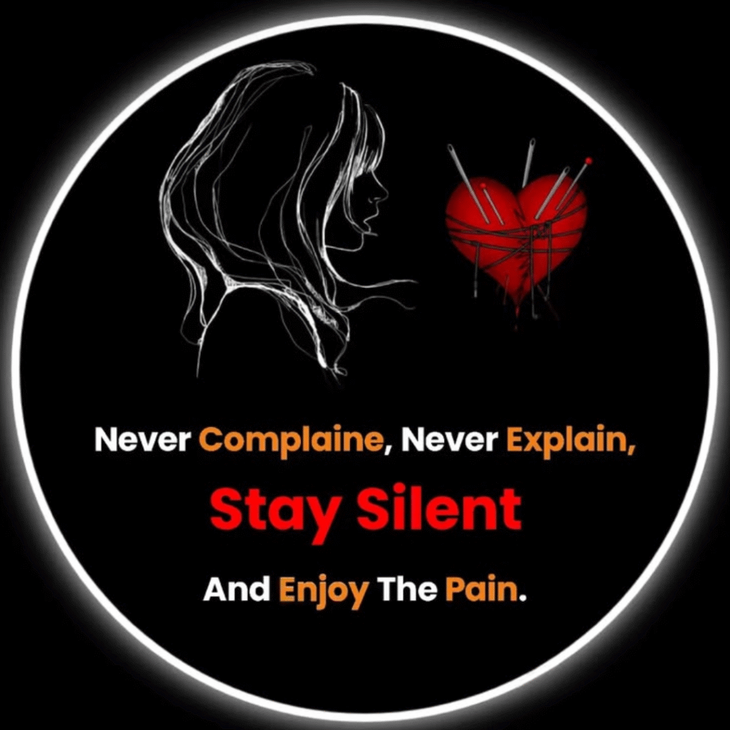 Quotes Silent Black Dp For Whatsapp