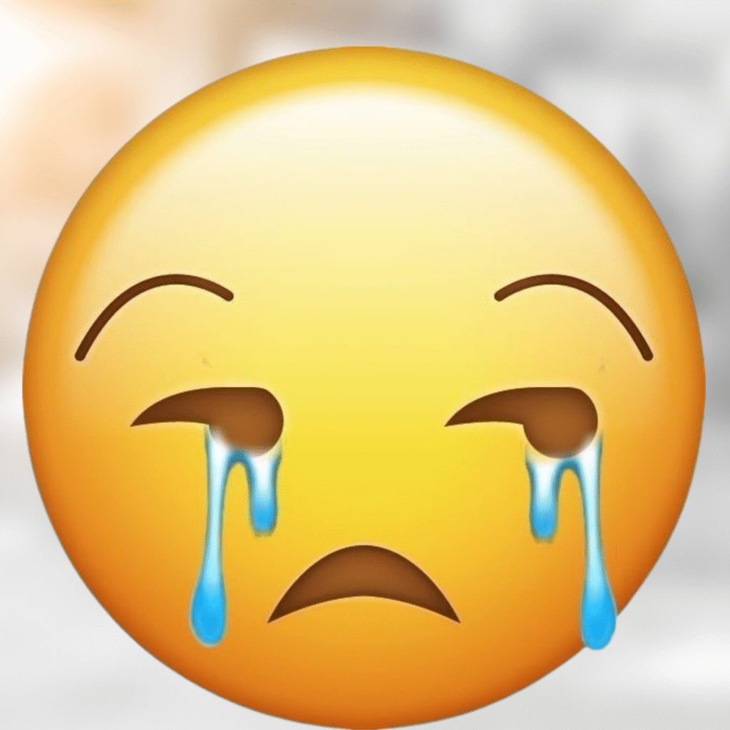 Sad Smile Emoji DP