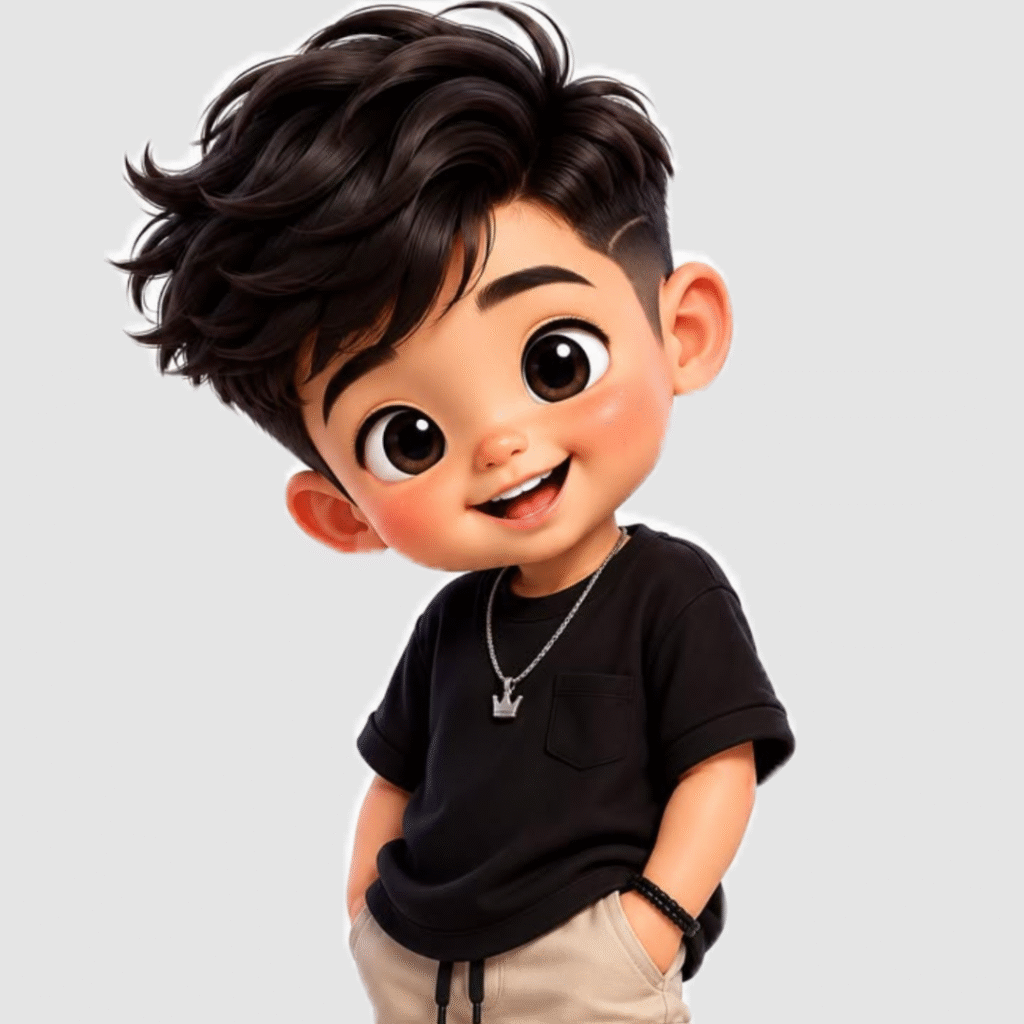 Hair Cartoon Boy DP 